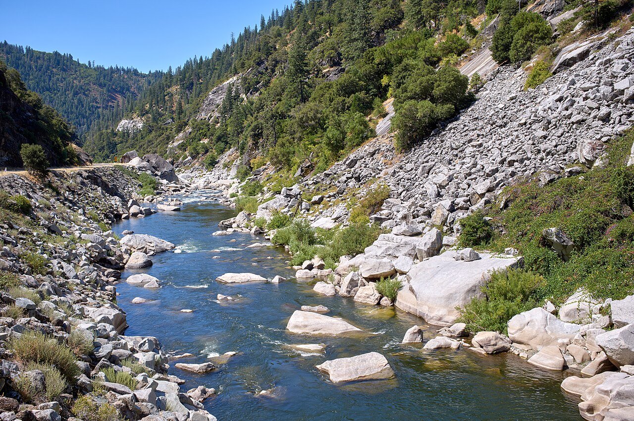 The North Fork Feather River in the Feather River Canyon in summer